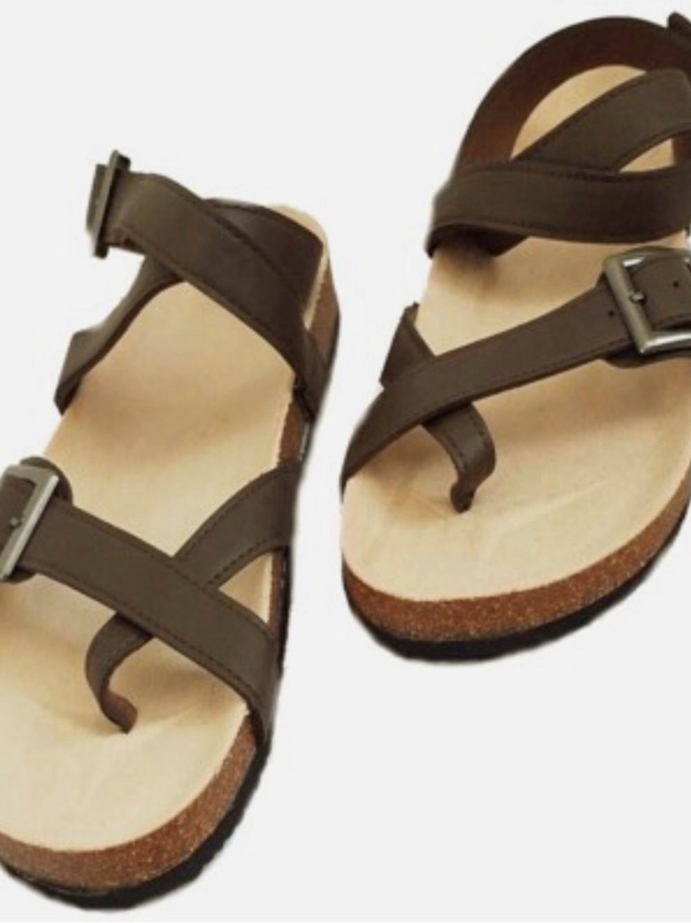 Women Minerva Molded Footbed EVA Sole Criss Cross Strap Boho Slide